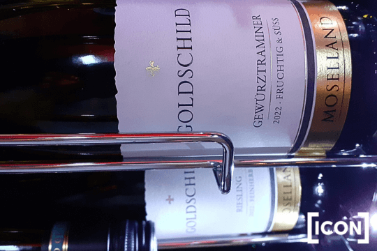 Goldschild Gewurztraminer z bliska